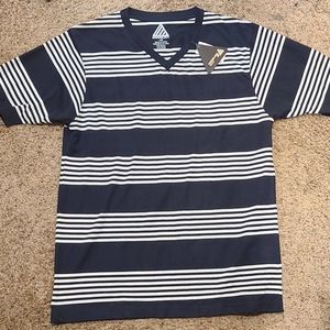 Roadblock Men's Striped V-Neck